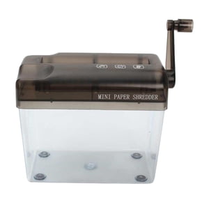 Shredder Portable Space Saving Confidential Protection Hand Hand Crank