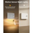 thumbnail image 4 of Luces nocturnas EZVALO con sensor de movimiento, 6 unidades, recargables, 4 of 8