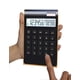 thumbnail image 5 of Calculadora eléctrica para oficina en casa con pantalla LCD inclinada de 10 dígitos (roja), 5 of 5