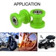 thumbnail image 4 of Unique Bargains 2 Pcs 10mm Drive Chain Pulley Chain Adjustment Tensioner Rubber Wheel Guide for Motorcycle ATVs Green, 4 of 7