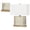 Gold, variant on SAFAVIEH Delia 20.5 in. H Rectangular Faux Table Lamp, Faux Alligator