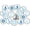 Blue, variant on 324 Nautical Blue Its a Boy Baby Shower Favors Stickers For Baby Shower Or Baby Sprinkle Party Decorations, Baby Shower Kisses Stickers, Baby Shower Blue Favors, Baby Shower Labels, Its a Boy Kisses