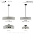 thumbnail image 2 of 46144-04 Livex Lighting Elmhurst - 4 Light Medium Drum Pendant In Timeless Style-12.75 Inches Tall and 22 Inches Wide-Black Finish    -Traditional, 2 of 11