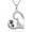 Dalmatian, variant on Poodle Gift Poodle Necklace S925 Sterling Silver Poodles Dog Pendant Necklaces Cute Poodle Jewelry Gifts For Women Female Lover