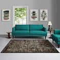 thumbnail image 7 of Industrial Country Cottage Farm Beach House Living Lounge Room Area Rug Runner Floor Carpet, Fabric, Multi Black, 7 of 7
