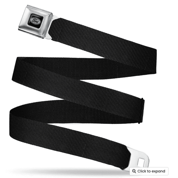 FORD Logo Seatbelt Seat Belt with Buckle Taurus Mustang Buckle-Down Web Belt