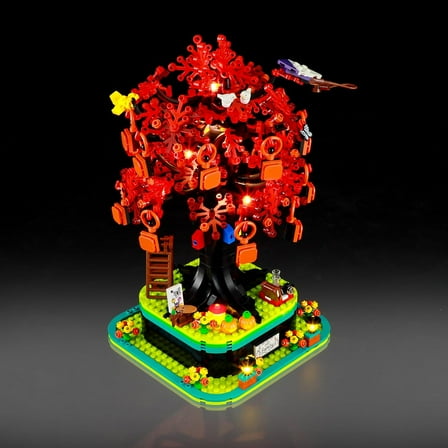 LED Light Kit for Lego 21346 Family Tree Set, Compatible with Lego 21346 Building Blocks Model(Not Include Blocks Set)