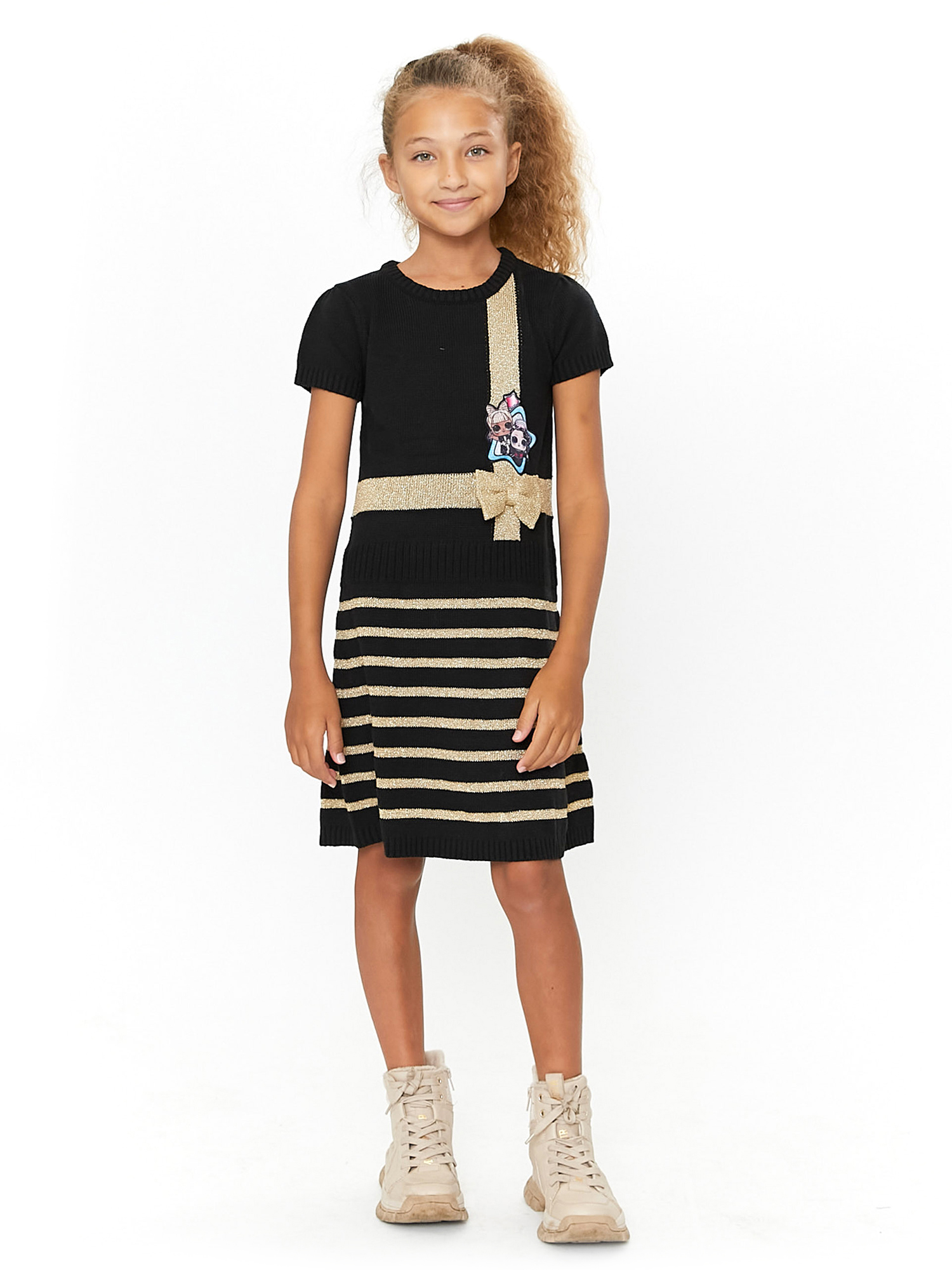 L.O.L. Surprise! Girls’ Sweater Dress, Sizes 4-16 - image 2 of 4