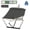 Dark Gray, variant on Double Hammock with Stand, Outdoor Quilted Padded Hammock with Heavy Duty Iron Frame, Portable Patio Swing Bed for Backyard Garden, 450 Lbs Capacity, Off White