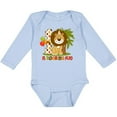 thumbnail image 3 of Inktastic Cute Lion 1st Birthday Boys Long Sleeve Baby Bodysuit, 3 of 5
