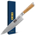 thumbnail image 1 of Cuchillo de Cocina HOSHANHO 8" Damasco 67 Capas Madera de Olivo, 1 of 8