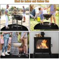 thumbnail image 5 of Alfombrilla ignífuga para chimenea, alfombrilla ignífuga de fibra de vidrio de 3 capas de 47,7 x 27 pulgadas, 5 of 5