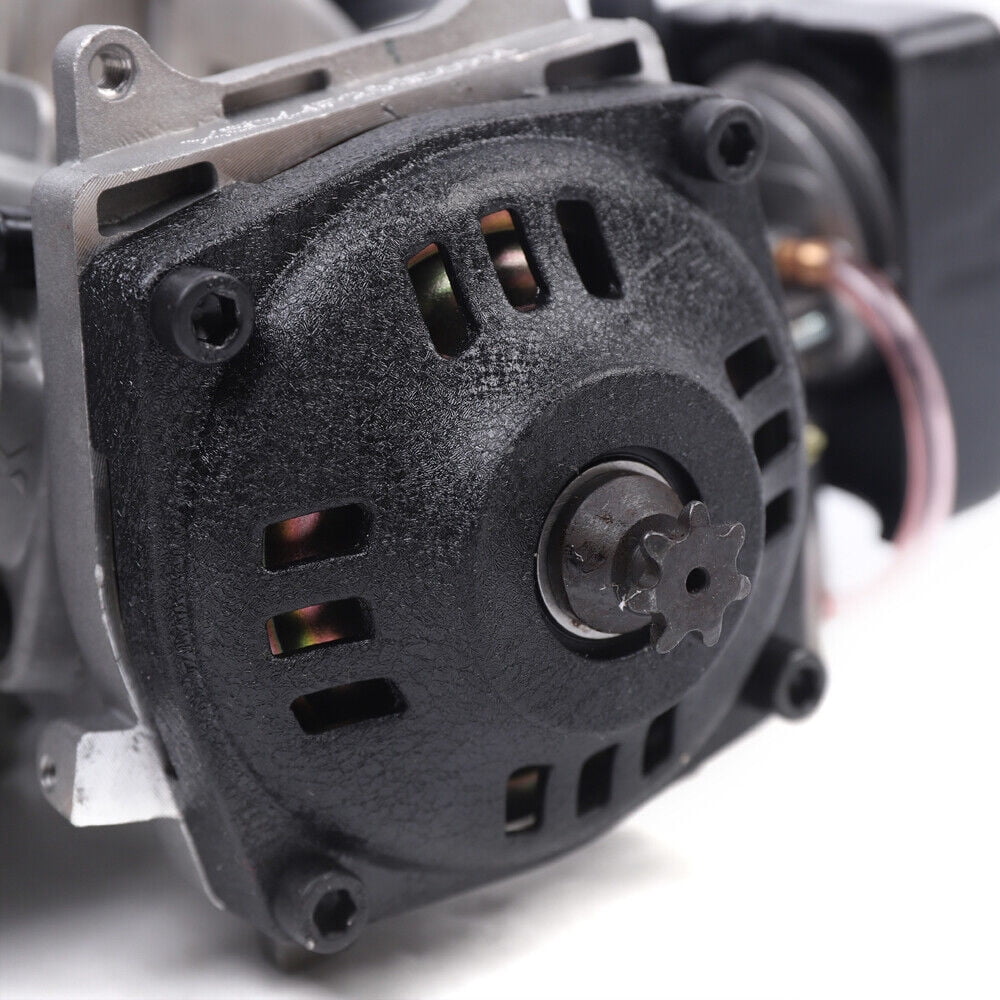 2-takt motor, 49 cc, minimoto-motor, transmissie, carburateur, pull-start voor 47 cc/49 cc pocket bike, mini dirtbike, mini ATV 2-takt motor, 49 cc, minimoto-motor, transmissie, carburateur, pull-start voor 47 cc/49 cc pocket bike, mini dirtbike, mini ATV
