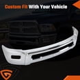 thumbnail image 3 of Front Bumper Fits 2011-2018 RAM 2500 3500 Chrome 68045698AB Steel NEW Pickup, 3 of 8