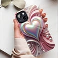 thumbnail image 5 of Iridescent Heart Pearl iPhone Case for Lovers Valentine's Day Gift, Compatible with iPhone 11/12/13/14/15/16 (Pro Max/Plus), 5 of 9