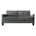thumbnail image 2 of Castle Place Contemporary Corduroy Velvet Sofa, Grey, 2 of 7