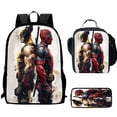 thumbnail image 3 of Classic Popular D-Deadpool W-Wolverine  Print 1/3pcs/Set Student School Bags Laptop Daypack Backpack With Lunch bag Pencil Case, 3 of 6