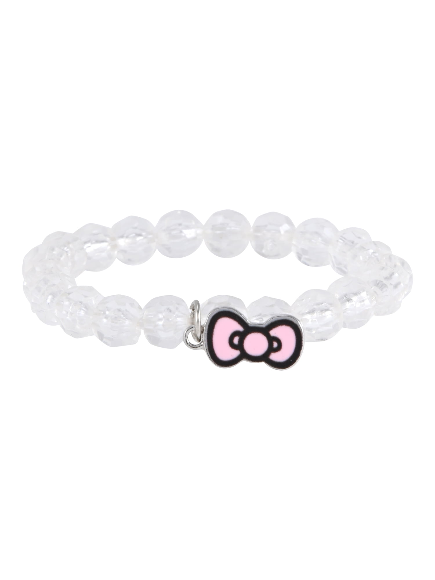 San Rio Hello Kitty Girls Pink Silicone Strap Watch and Bracelet Set.; HK40065WM