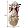 thumbnail image 2 of Figuras de muñecos sin rostro de Rudolph de peluche de gnomos, adornos para decoración del hogar (B) Ehuebsd Libre de BPA, 2 of 7