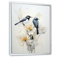 thumbnail image 2 of Designart "Simplistic Floral Birds Of Paradise V" Birds Of Paradise Floater Framed Wall Decor, 2 of 5