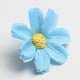 thumbnail image 5 of 50 cabezas de flores artificiales de seda de 4 cm para manualidades azul, 5 of 9