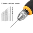 thumbnail image 1 of LHCER Mini Micro Perceuse à Main, Micro Mini Outil Portable Petite Perceuse à Main & 10 Pièces Mèches de Forage de Torsion 0.8-3.0mm, Perceuse à Main Micro, 1 of 8
