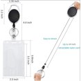thumbnail image 3 of Estuche rígido transparente para PC con ranura para el pulgar para 2 tarjetas verticales, 3 of 5