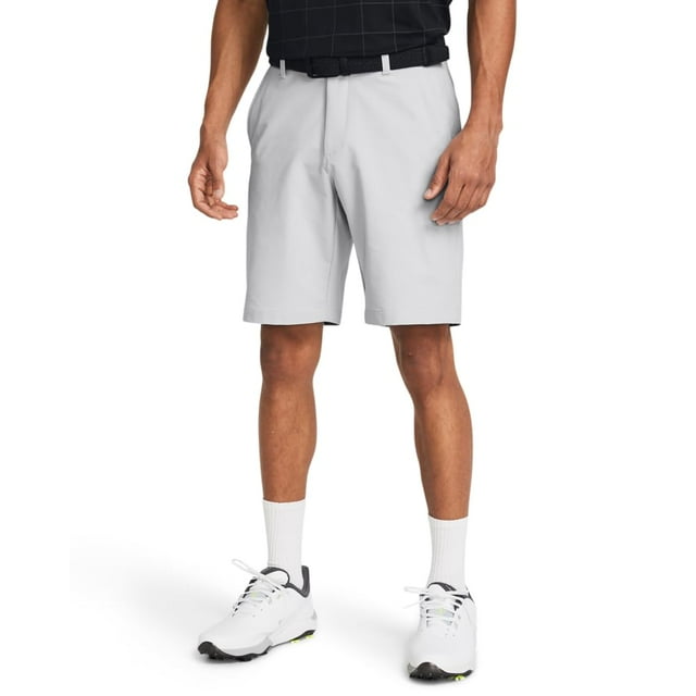 Pantalones cortos de golf Under Armour Tech para hombre Halo Grey, talla 36