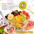 thumbnail image 4 of QZS Gold Kitchen Tool,Reusable Stainless Steel Grapefruit Spoons for Lemon,Portable Grapefruit Knife with Thick Gauge Handle for Melon Lime Pitaya, 4 of 6