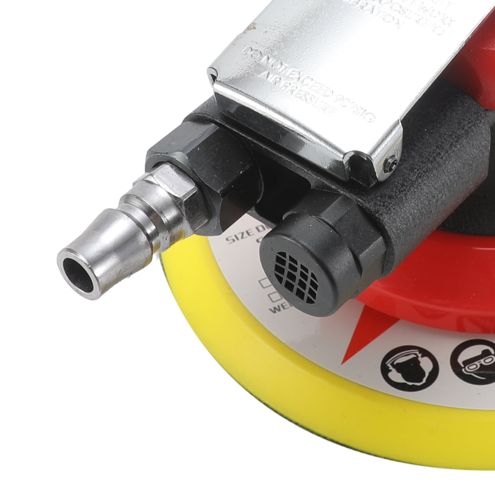 Sander,Pneumatic Sander Wood Metal 10000rpm 6 Inch Car Metal 10000rpm Red Sander 6 Inch Wall Wood Metal Inch Car Wall Inches Air Orbital Qisuo Air Orbital Sander Qinquan