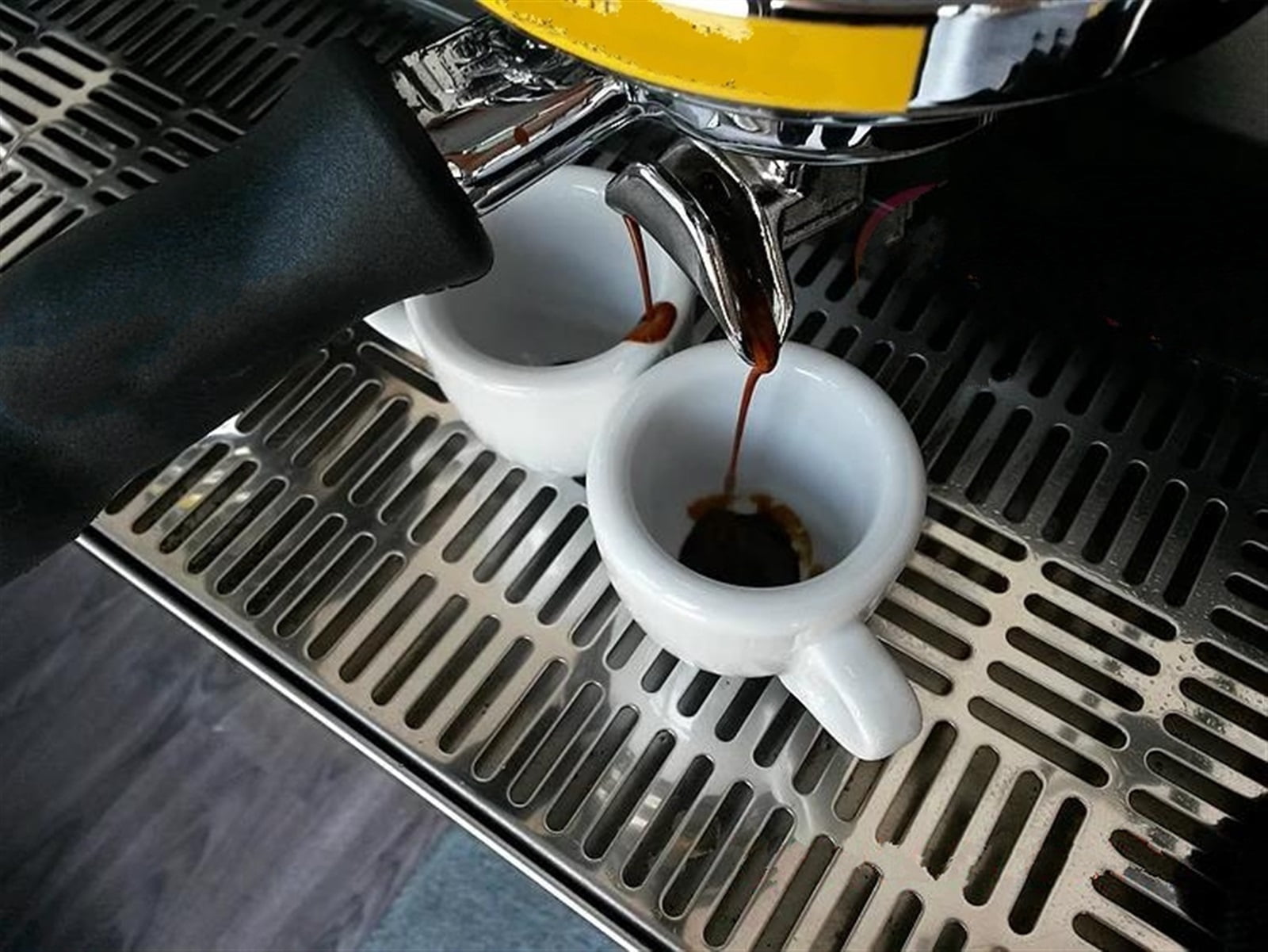 Glass 9mm Thick Ceramics Cafe Espresso Mug Coffee Cup Saucer Sets Professional Competition Level