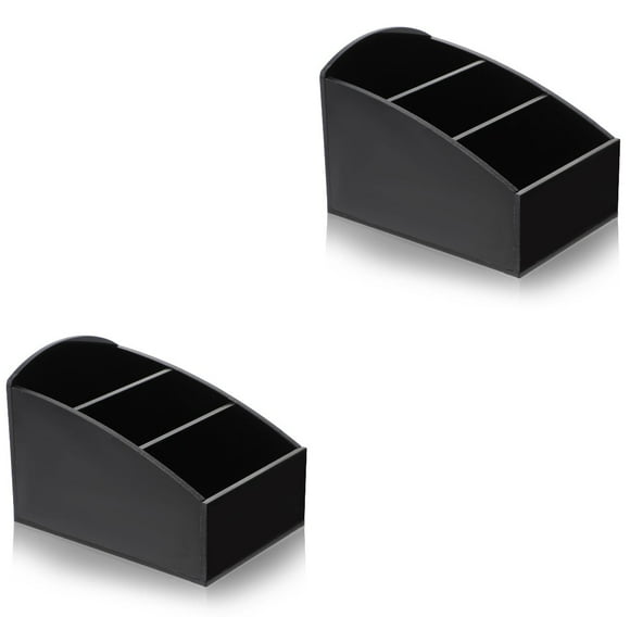 Juego de 2 organizadores decorativos para guardar café, bolsitas de té, cápsulas, accesorios para azúcar, acrílico, para oficina