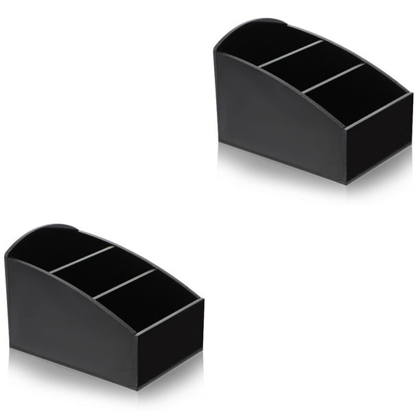 Juego de 2 organizadores decorativos para guardar café, bolsitas de té, cápsulas, accesorios para azúcar, acrílico, para oficina