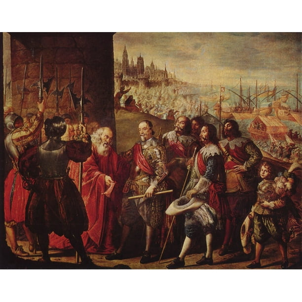 Laminated Poster Pereda Y Salgado Antonio De The Relief Of Genoa By The Marquaƒae A A C S De Santa Cruz Poster Print X 30 Walmart Com Walmart Com