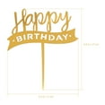 thumbnail image 2 of Miangastore Cake Toppers Golden 8Set 6.7x4.3in, 2 of 8