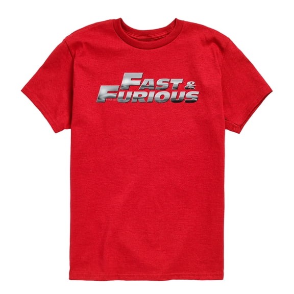 Fast & Furious - Logo Chrome - Youth Boys Short Sleeve Graphic T-Shirt