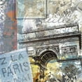 thumbnail image 2 of Chilton, Sarah 26x26 Gold Ornate Wood Framed with Double Matting Museum Art Print Titled - Paris Arc   , 2 of 4