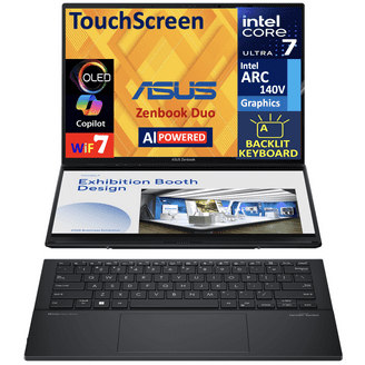 ASUS Zenbook Pro Duo 15 Home/Business Laptop (Intel i9-12900H 14