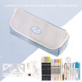thumbnail image 4 of Pencil Bag Pen Case Simple Pencil Case Pencil Pouches Fabric Zipper Pen Pouch Pencil Storage Bag PenLight blue, 4 of 6