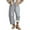 LightGrey, variant on PUWEI Women's Fleece Lined Barrel Leg Pants High Waist Wide Leg Joggers Soft Lounge Pants with Pockets