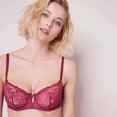 thumbnail image 2 of Simone Perele Promesse Demi Cup Bra (12H330), Tourmaline, Size 32C, 2 of 5