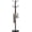 Bronze, variant on Metal Coat Rack Stand with Marble Base, Free Standing Hall Tree with 12 Hooks for Scarf, Bag, Jacket, Entry-way Hat Hanger Organizer (Black)