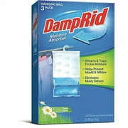 Damp Rid Hanging Moisture Absorber Fresh Scent, 3 Count, 14 oz, 2 Pack