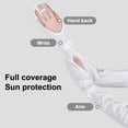 thumbnail image 4 of Anti-sunburn Sleeve Summer Uv Solar Arm Sleeves Women's Driving Sun Protection Long Sleeve Anti-UV Cycling Sleeves Loose, 4 of 9