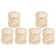 thumbnail image 3 of 6pcs Tealight Holder Decorative Candle Basket Decor Candle Basket Holder For Table Centerpiece, 3 of 4
