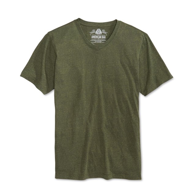 Camiseta Básica Hombre American Rag Verde Extragrande