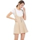 thumbnail image 2 of AllegK Dde San Patricio Vestido Decoración De Botones Por EnciDe rodilDobladillo Acampanado FalDe Tirantes PaMujer Beige XL, 2 of 6