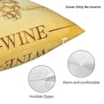 thumbnail image 3 of Pofeuu Bunch of Grapes Print Double-sided plush pillowcase Square Throw Pillow Covers Pillows Cover for Living Room Bedroom Sofa Couch Cushion Cover（No pillow core）-22"x22", 3 of 7
