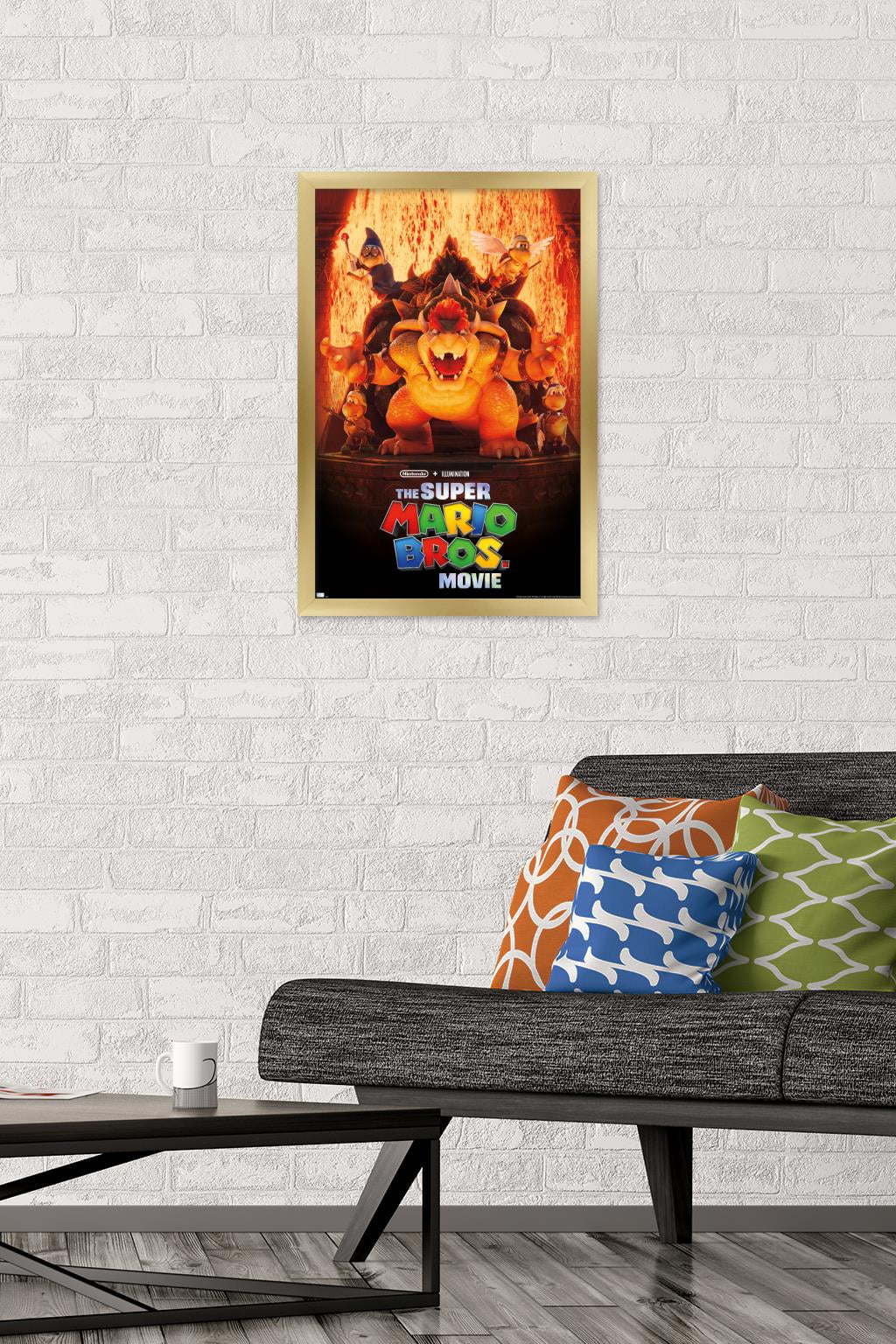 The Super Mario Bros. Movie - Bowser's World Key Art Wall Poster, 14.725 x  22.375 