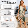 thumbnail image 4 of Yuyamidu Matching Couple Outfits Womens Casual Dresses Sleeveless Tank Dresses Hummingbird Tropical Shirts for Men Button Down Wrinkle Free Shirt Flowy Asymmetrical Dress, 4 of 7